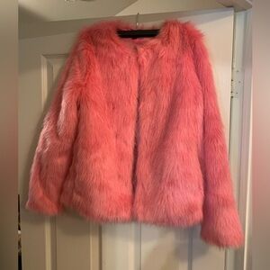 Barbie Pink Faux Fur by H&M Divided - Size 6